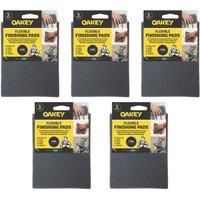 Oakey Flexible Finishing Pads - Pack of 5