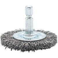 Norton Round Shank Crimped Wire Wheel 50mm (644JF)