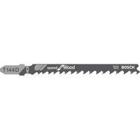 Bosch 2608630560 Speed for Wood Jigsaw Blade, 1 Lug, Black, Pack of 3