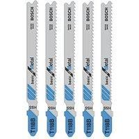 Bosch Bayonet fitting Jigsaw blade T118B 67mm Pack of 5