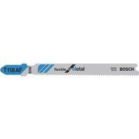 Bosch 2608634694 Flexible Metal Jigsaw Blade, Silver, Pack of 3