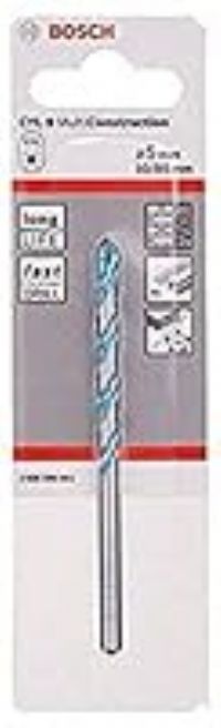Bosch 2608596051 CYL-9 Multi Purpose Drill Bit, 5mm x 50mm x 85mm, Silver