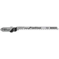 Bosch 2608634233 Clean Hardwood Jigsaw Blade, 1 Lug, Silver