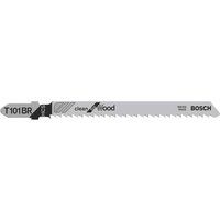 Bosch Professional 25 x Jigsaw blade T 101 BR (for softwood, straight cut, accessories jigsaw)