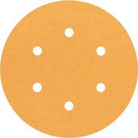 Bosch Red Wood Top Sanding Disc 150mm 150mm 120g Pack of 5
