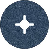 BOSCH 2608606729 115MM X 22MM P100 ZIRCONIA FIBRE SANDING DISCS FOR METAL