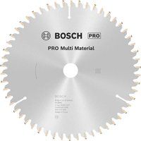 Bosch 2608640508 Multi Material Circular Saw Blade, 190mm x 2.4mm x 20mm, 54 Teeth, Silver