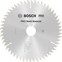 Bosch 2608640509 Multi Material Circular Saw Blade, 190mm x 2.4mm x 30mm, 54 Teeth, Silver