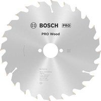 Bosch 2608640618 Optiline Wood Circular Hand Saw Blade, 200mm x 2.8mm x 30mm, 24 Teeth, Silver