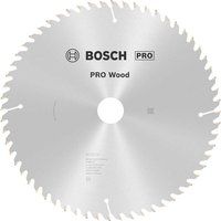Bosch 2608640729 Optiline Wood Circular Hand Saw Blade, 250mm x 3.2mm x 30mm, 60 Teeth, Silver