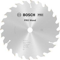 Bosch 2608640817 Optiline Wood Circular Hand Saw Blade, 184mm x 2.6mm x 16mm, 24 Teeth, Blue