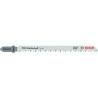 Bosch Professional 5 x Jigsaw blade T 301 CDF Clean for Hard Wood (for Hardwood, straight cut, accessories jigsaw)