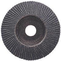 Bosch 2608607319 X571 Angled Flap Disc for Metal, 115mm Ø, 120 Grit, Black/Brown