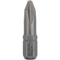 Bosch 2607001511 Extra Hard Screwdriver Bit, Ph 2, 25mm Length, Blue