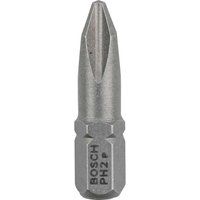 Bosch 2607001514 Extra Hard Screwdriver Bit, Ph 2, 25mm Length, Blue