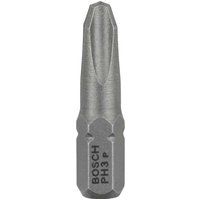 Bosch 2607001515 Extra Hard Screwdriver Bit, Ph 3, 25mm Length, Blue