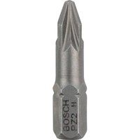 Bosch 2607001558 Extra Hard Screwdriver Bit, Pz 2, 25mm Length, Blue