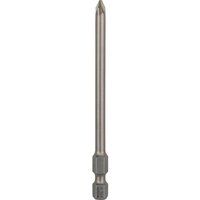 Bosch 2607001581 Extra Hard Screwdriver Bit, Pz 1, 89mm Length, Blue