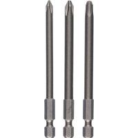 Bosch 2607001758 Extra Hard Screwdriver Bit Set (3-Piece)