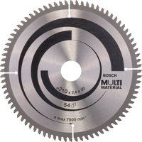 Bosch Multi Material Cutting Mitre and Table Saw Blade 210mm 80T 30mm