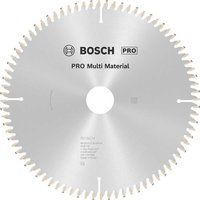 Bosch Professional 2608640447 Multi Material Circular Saw Blade, Silver, 80