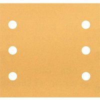 Bosch Punched Hook and Loop Sanding Sheets 240g Pack of 10 115 x 107mm