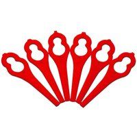 Bosch Genuine Safe Plastic Blades for ART 26 ACCUTRIM and LI Grass Trimmers Pack of 24