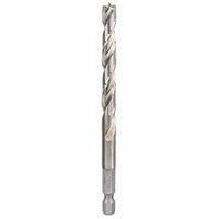 Bosch 2608595523 Hex Shank Wood Drill Bit, 8mm x 75mm x 117mm, Silver