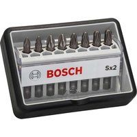 Bosch 2607002557 Extra Hard Version 49 m Robust Line Screwdriver Bit Set (8-Piece)