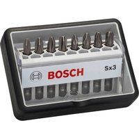 Bosch 8 Piece Sx Extra Hard Screwdriver Bit Set