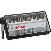 Bosch 2607002567 25 mm Extra Hard Robust Line Screwdriver Set Plus a Magnetic Holder (18-Piece)