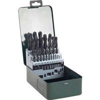 Bosch 2607019446 25 Piece Metal HSS-R Drill Bit Set, Black