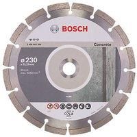 Bosch Professional 1x Standard for Concrete Diamond Cutting Disc (Ø 230 x 22,23 x 2,3 x 10 mm, Accessories for Angle Grinders)