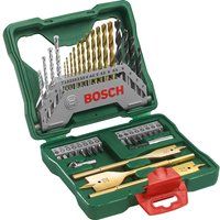 Bosch Home and Garden 2607019600 40-Piece X-Line Accessory Set, Black/Gold/Silver