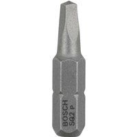 Bosch Square Extra Hard Screwdriver Bit R2 Square 25mm Pack of 3