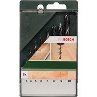 Bosch 8 Wood Drill Bit Set 3-10mm 2609257215