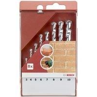 Bosch 8 Masonry Drill Bit Set 3-10mm 2609257462