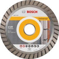 Bosch 2608602394 Standard for Universal Turbo Diamond Cutting Disc, 125mm Ø, 22.23mm x 2mm x 10mm