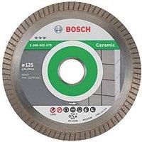 Bosch Professional Best for Ceramic Extra Clean Turbo Diamond Cutting Disc (Ceramic, Ø 125 x 22.23 mm, Accessories for Angle Grinders)