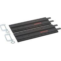 Bosch 2x Plastic Guide Rail with G-Clamps (2x 350 mm, Accessories for Circular Saws)