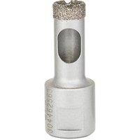 Bosch 2608587113 Dry Speed Diamond Hole Cutter, M14, 14mm x 30mm, Silver
