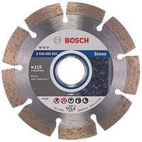 Bosch 2608602597 Diamond Disc Stone Lpp, 115mm Ø, 22.23mm x 1.6mm x 10mm, Silver/Grey