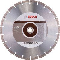 Bosch 2608602620 Standard for Abrasive Diamond Cutting Disc, 300mm Ø, 20/25.40mm x 2.8mm x 10mm, Silver/Grey