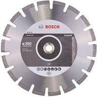 Bosch 2608602624 Standard for Asphalt Diamond Cutting Disc, 300mm Ø, 20/25.40mm x 2.8mm x 10mm, Silver
