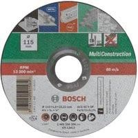 Bosch DIY Trennscheibe Multi Construction für Winkelschleifer (Ø 115 mm, gerade, ACS 60 V BF)