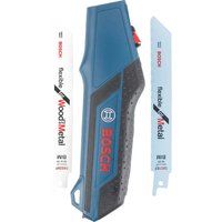 Bosch Professional 2608000495 Handle for Recip Saw Blades Including Recip Saw Blades (1 x S 922 EF, 1 x S 922 VF), Blue/Black/White