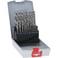 Bosch Professional 19-Piece ProBox HSS-G Metal Drill Bit Set (Cut, Accessories for Drill Drivers and Drill Stands)