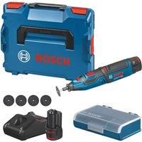 Bosch Professional GRO 12 V-35 Cordless Rotary Multi-Tool with 2 x 12 V 2.0 Ah Lithium-Ion Batteries