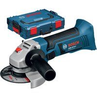 Bosch Professional 060193A308 18 V System GWS 18-125 V-LI Cordless Angle Grinder (No-Load Speed: 10,000 min-1, Disc Diameter: 125 mm, Excluding Batteries and Charger, in L-BoxX), Navy Blue, Bare Tool
