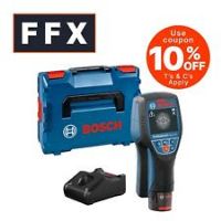 Bosch Professional 12V System Wall Scanner D-tect 120 (12V battery, max. detection depth plastic pipes/wooden studs/live cable/magnetic metal/non-magnetic metal: 60/38/60/120/120 mm, in L-Boxx)